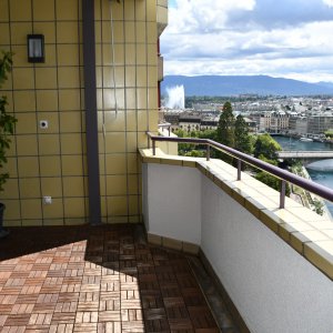 Geneva down town: apartment with magnificent view